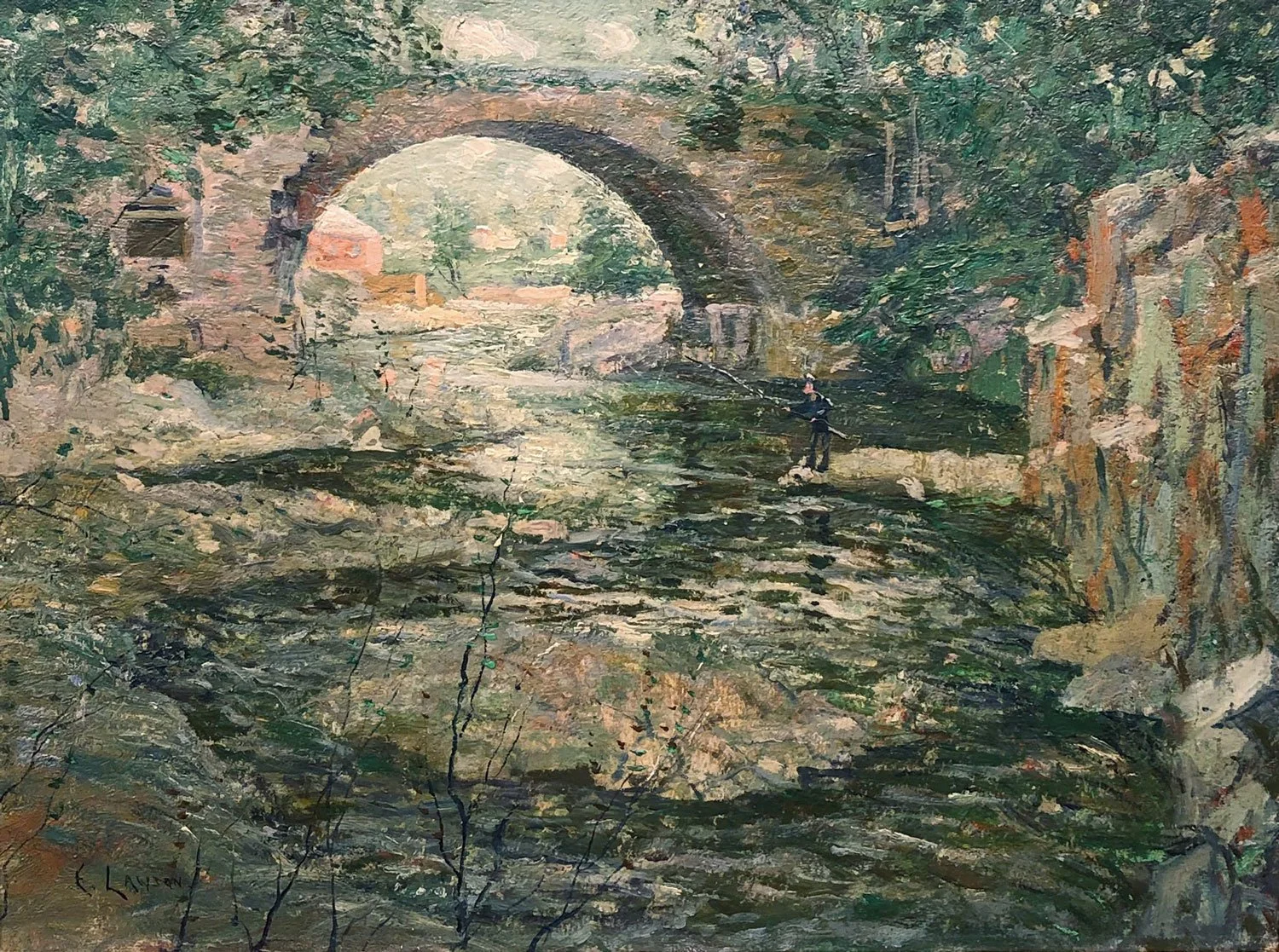 Ernest Lawson | Old Stone Bridge