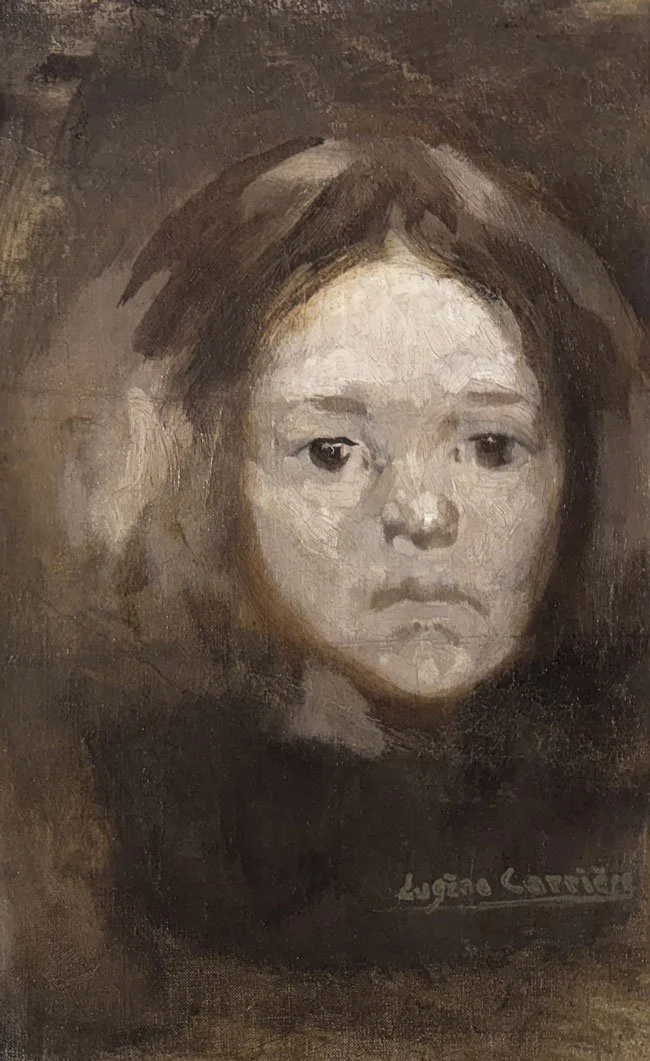 Eugene Carriere | Portrait of Elise Carriere