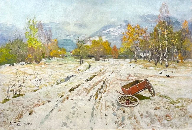 Frits Thaulow | The Broken Cart