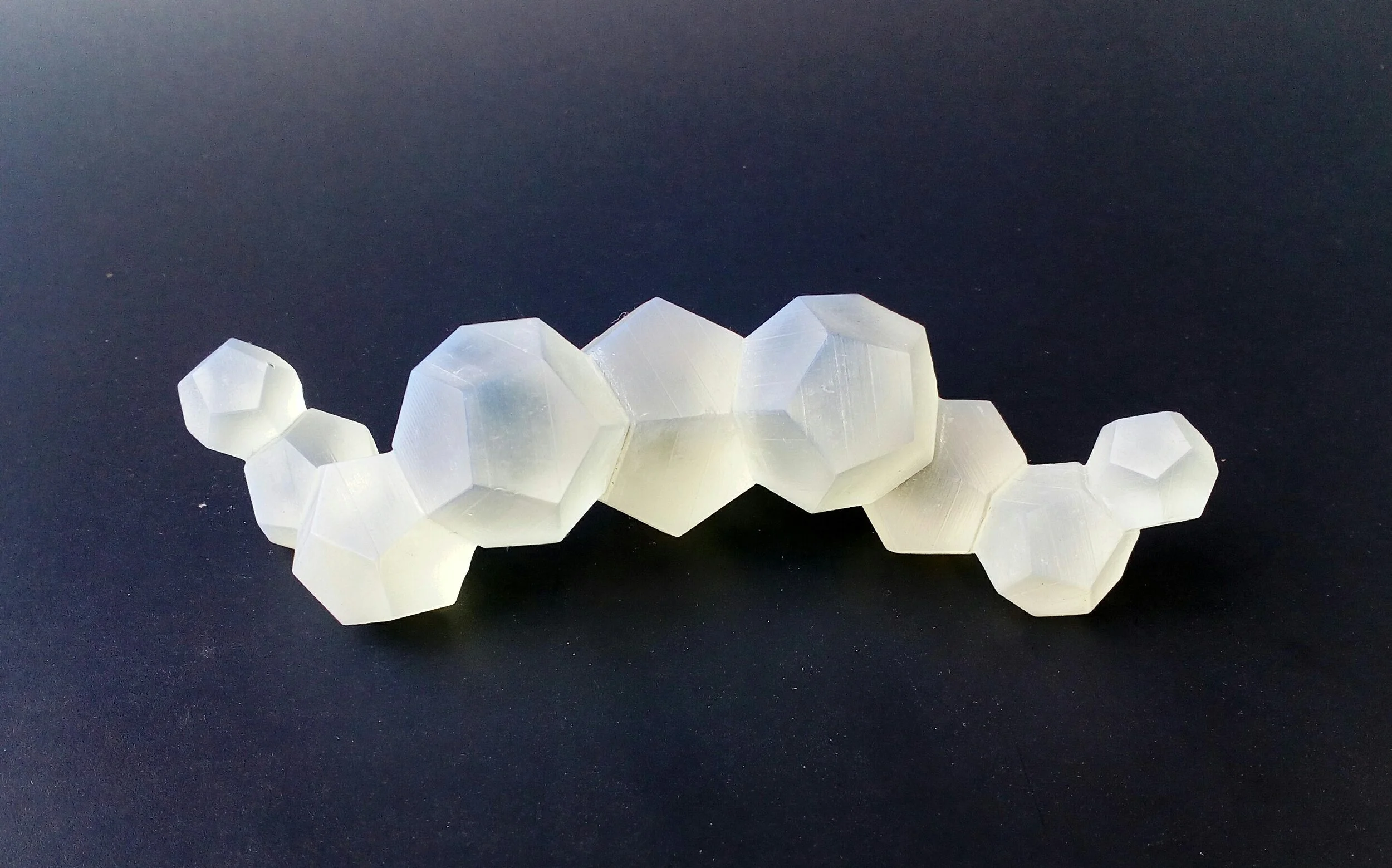 Dodecahedron Spiral - 5" X 2" X 2 1/2"