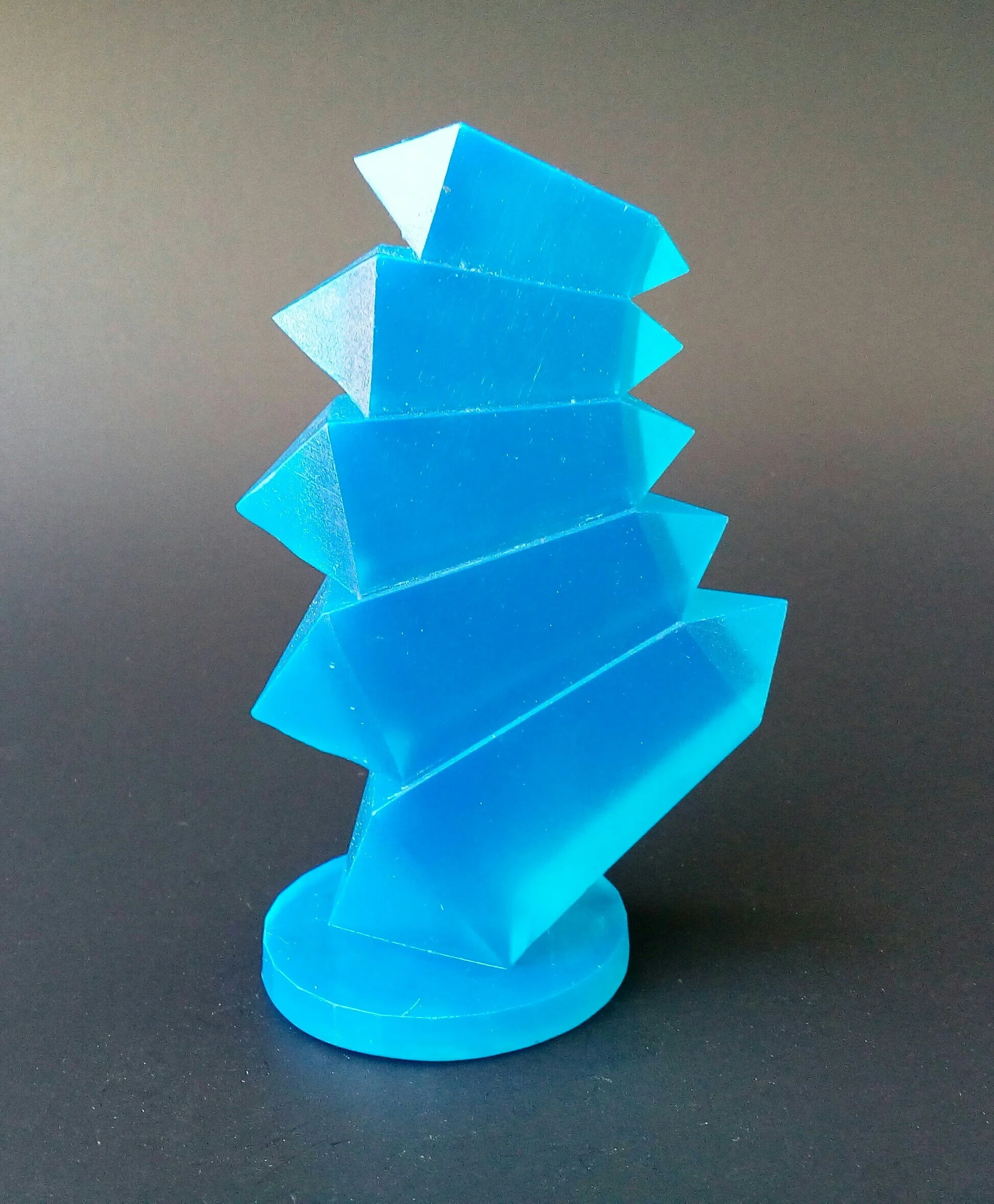 Blue Arc - 3" X 2" X 2 1/2"