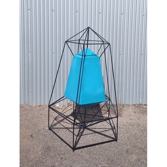 Phi Penta Solid with Exoskeleton, 2023fabricated steel54 x 35 x 35 in$7,300.jpg