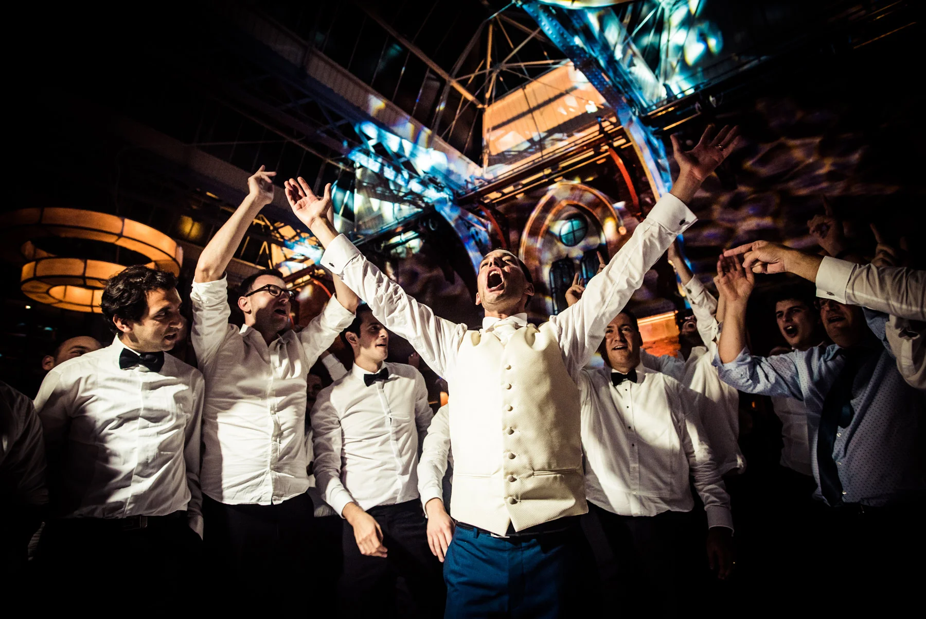 Groom Partying