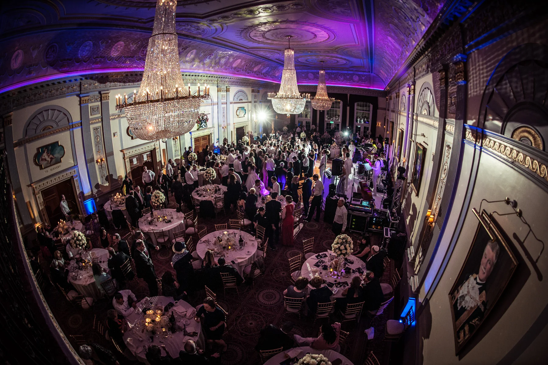 Beautiful Dressed Banqueting Hall