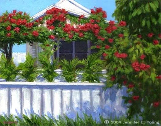 "The Conch House", Oil on canvas, 11x14"