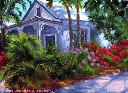 "The Conch House II", Oil on canvas, 12x16"