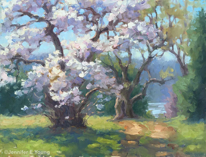 "Spring Renewal", Oil on panel, 9x12"