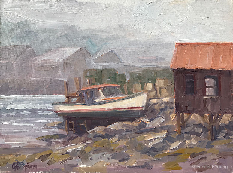 "Docked at Low Tide"