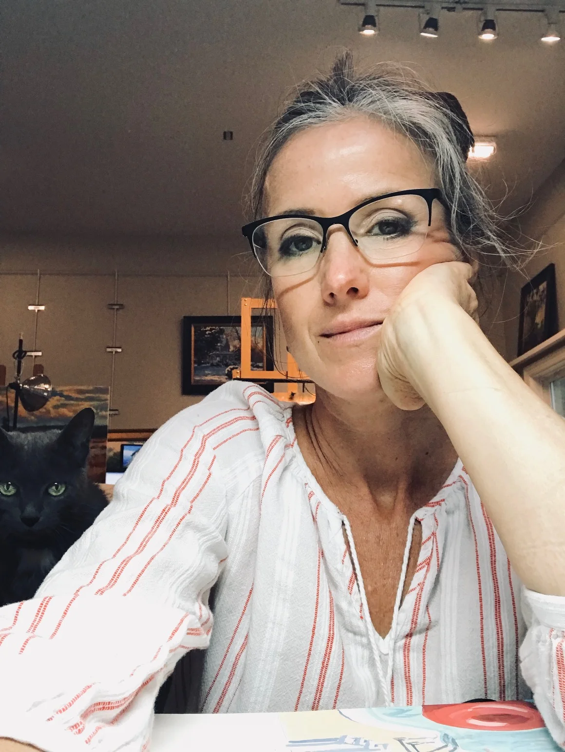 Jennifer Young in her Ashland, Virginia, studio