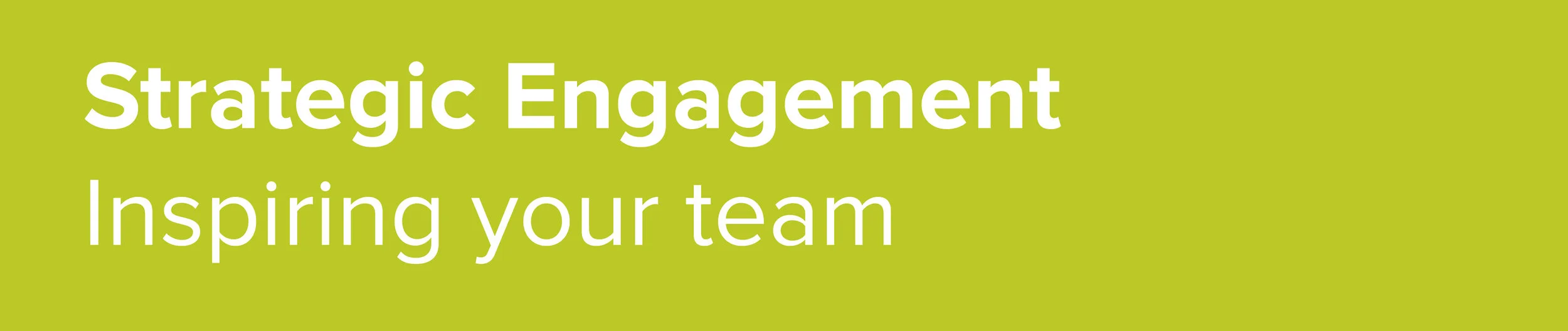 Converting strategic priorities into a purpose driven narrative and set of objectives that will inspire and motivation. Learn to tap into your team’s motivations values and beliefs. 