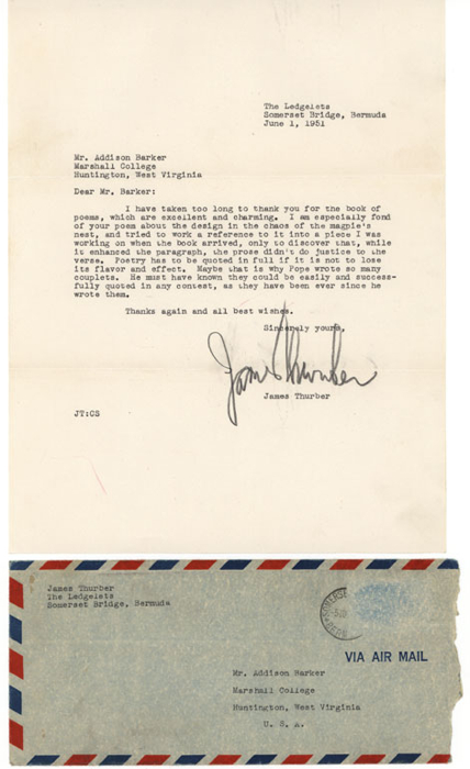 Letter to Addison Barker