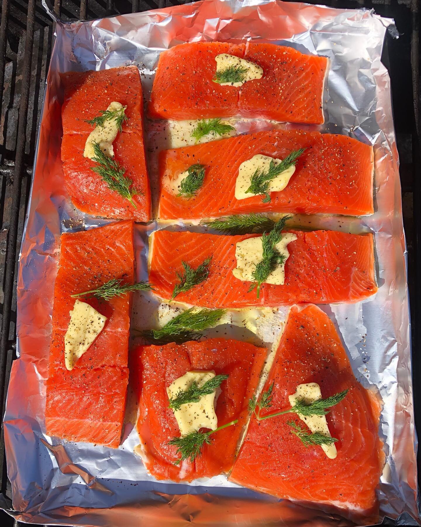 Our favorite way to cook Sockeye?
Butter with salt/pepper and dill. 
Can&rsquo;t miss! 🔥 🔥 🔥