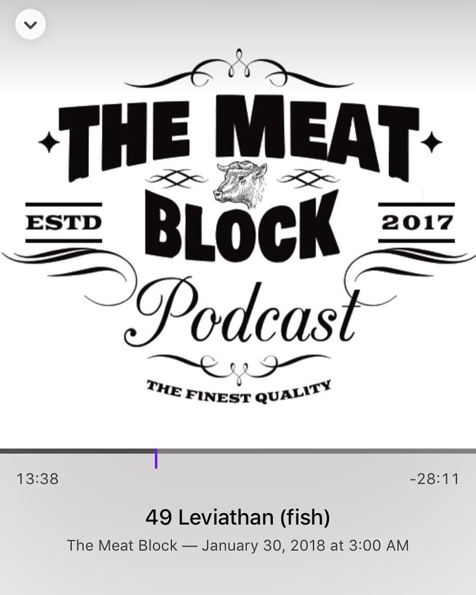 Honored to share some stories on The Meat Block Podcast fish edition! Fishermen, Butchers, Farmers, and Ranchers have many similarities in their work and in their goals.