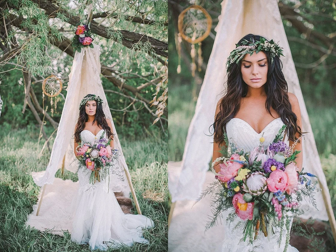 Bohemian Wedding Inspiration | Sharon Litchfield | Joy Wed blog | http://www.joy-wed.com