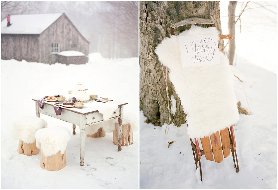 Styled Winter Engagement Session | TBM Photography | Joy Wed blog | http://www.joy-wed.com