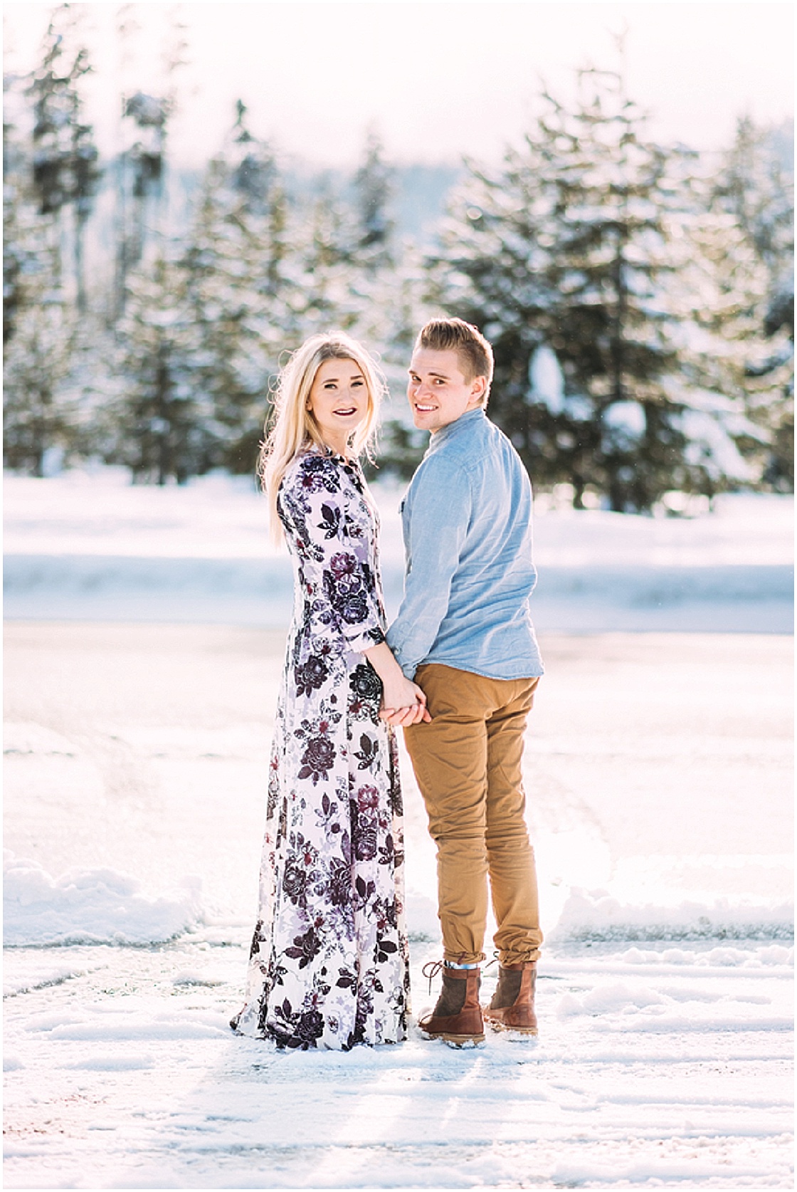 Idaho Winter Engagement Session | E+E Photography | Joy Wed blog | http://www.joy-wed.com