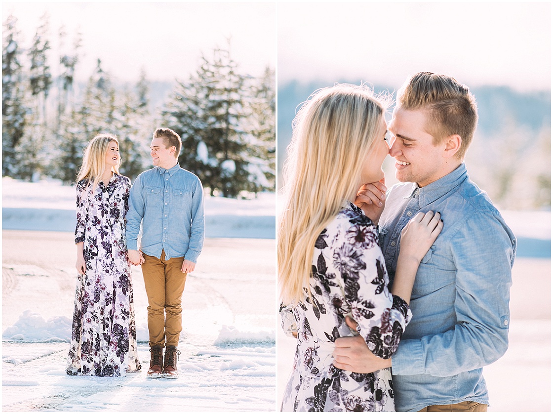 Idaho Winter Engagement Session | E+E Photography | Joy Wed blog | http://www.joy-wed.com