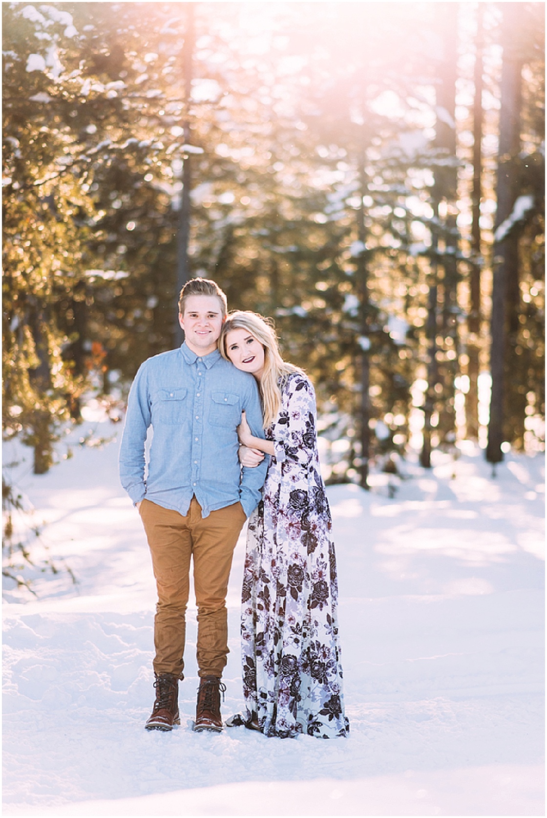 Idaho Winter Engagement Session | E+E Photography | Joy Wed blog | http://www.joy-wed.com