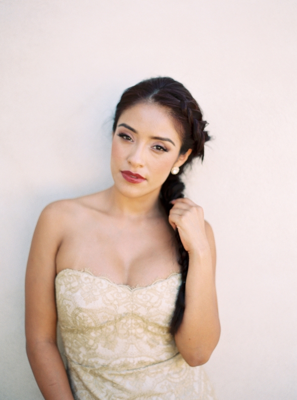 Spanish Wedding Inspiration | Ranch Guajome Adobe Wedding | Nicole Colwell Photography | Joy Wed | Organic Wedding | Wedding Hair | Wedding Braid | Braided Wedding Hair