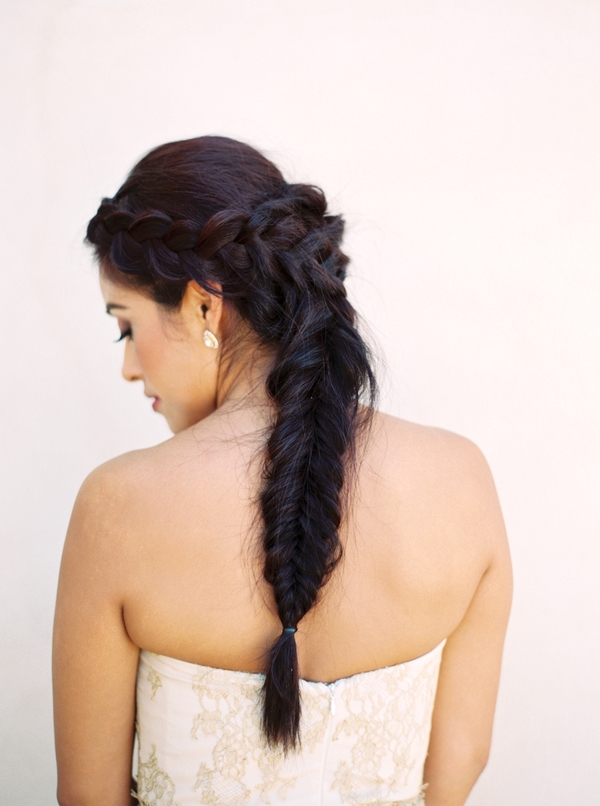 Spanish Wedding Inspiration | Ranch Guajome Adobe Wedding | Nicole Colwell Photography | Joy Wed | Organic Wedding | Wedding Hair | Wedding Braid | Braided Wedding Hair