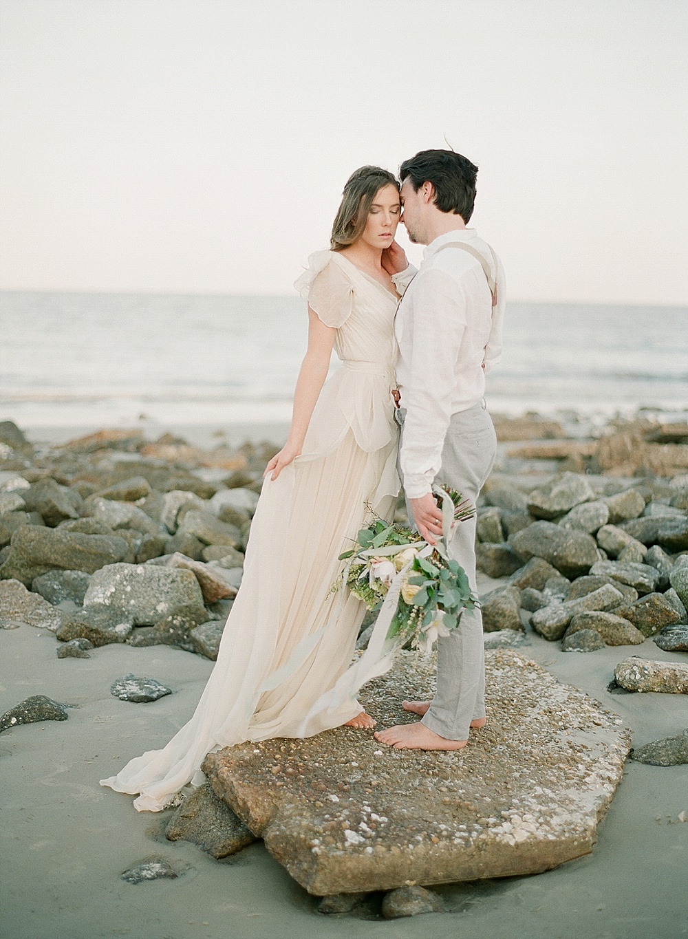 Driftwood Beach Elopement | Beach Wedding | Beach Wedding Inspiration | Amanda Watson Workshop | Magnolia Adams Photography | Joy Wed | Fine Art Wedding Blog