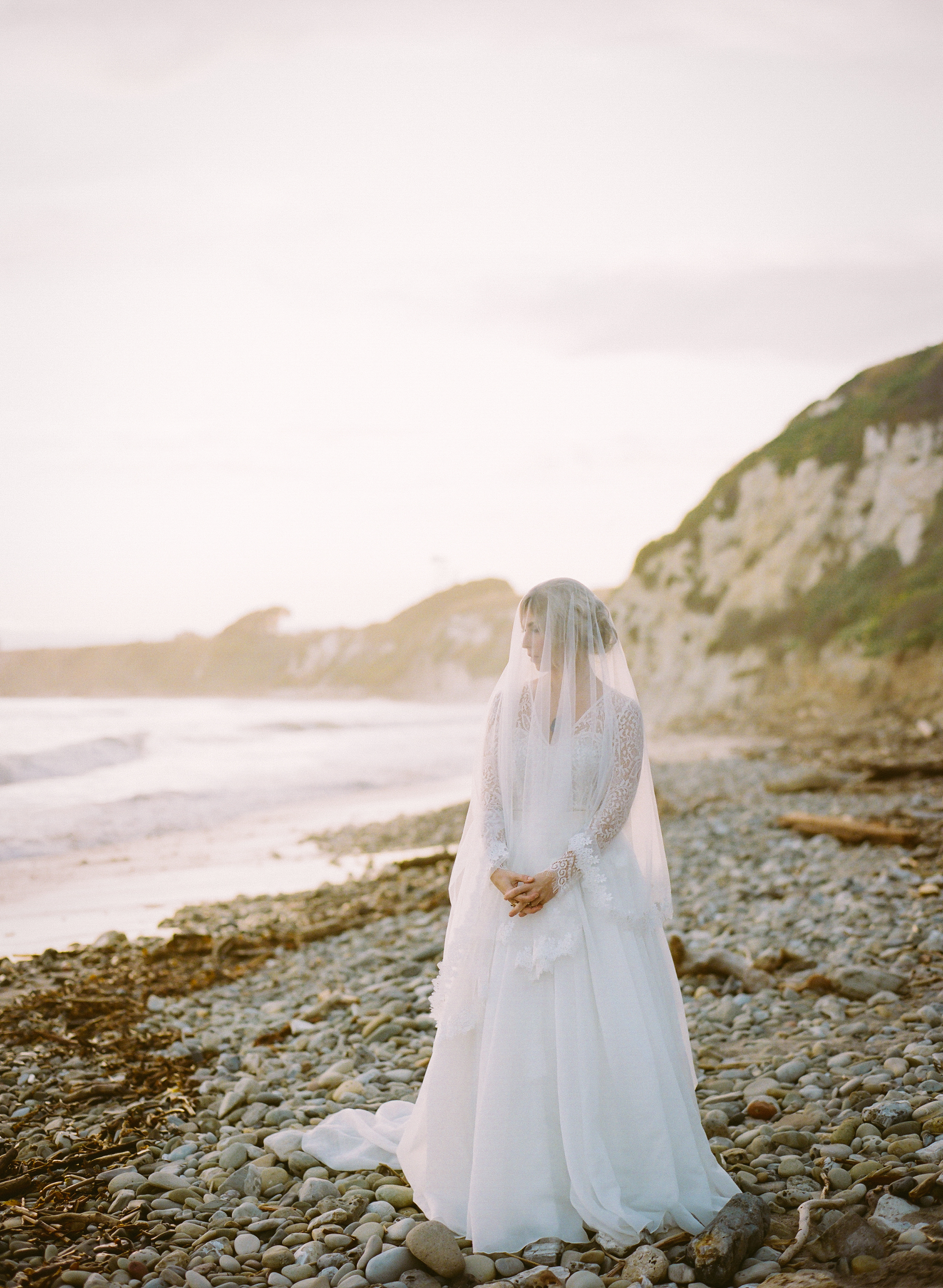 Ellwood Bluffs Bridal Session | California Photographer | Wedding Inspiration | Taken by Sarah | Burgundy Bridal Bouquet | Ethereal Bride | Joy Wed | Fine Art Wedding Blog