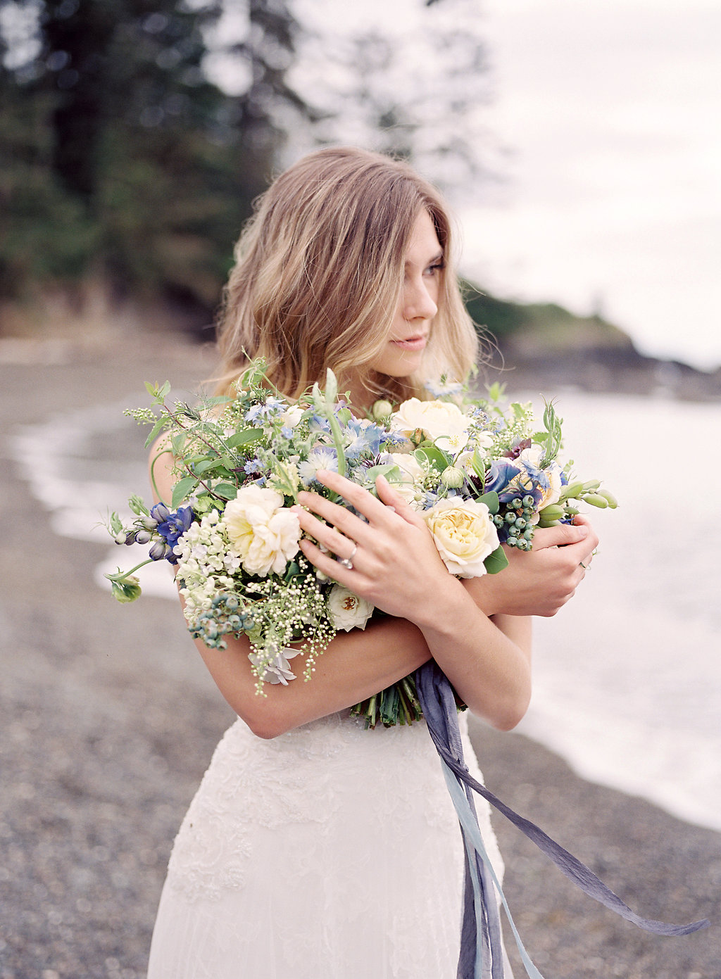 Seaside Wedding | Moonstone Inspired Wedding | Heather Payne Photography | Sea Inspired Wedding | Blue and Grey Wedding | Fine Art Wedding Blog | Canadian Wedding Blog | Joy Wed