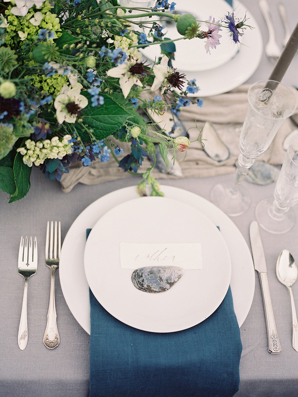 Seaside Wedding | Moonstone Inspired Wedding | Heather Payne Photography | Sea Inspired Wedding | Blue and Grey Wedding | Fine Art Wedding Blog | Canadian Wedding Blog | Joy Wed