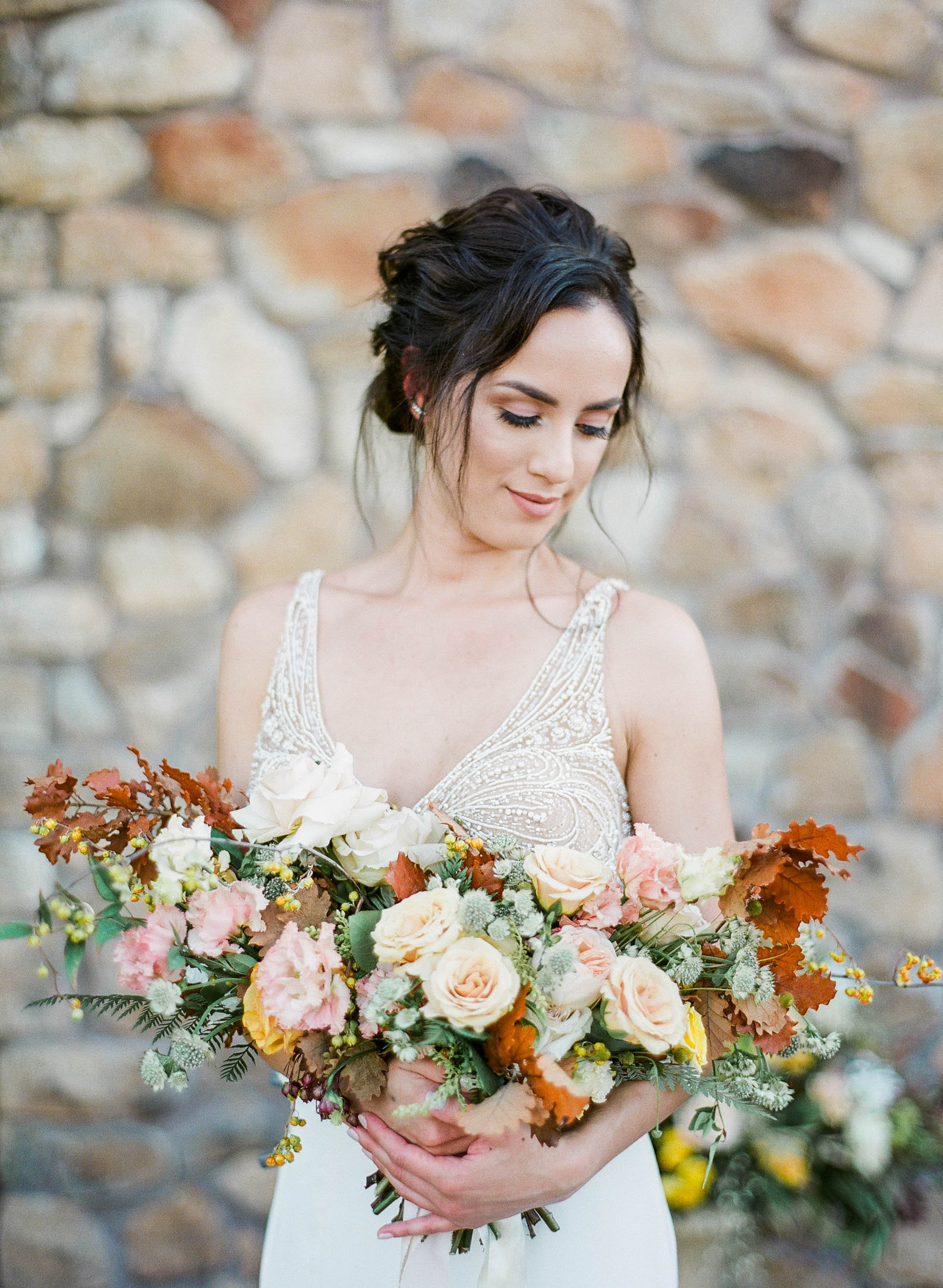 Fall Wedding | Fall Wedding Inspiration | Fall Bridal Bouquet | Yellow and Brown wedding | Ashley Nystrom | Wedding Blog | Fine Art Wedding Blog | Canadian Wedding Blog | Wedding Inspiration | Joy Wed