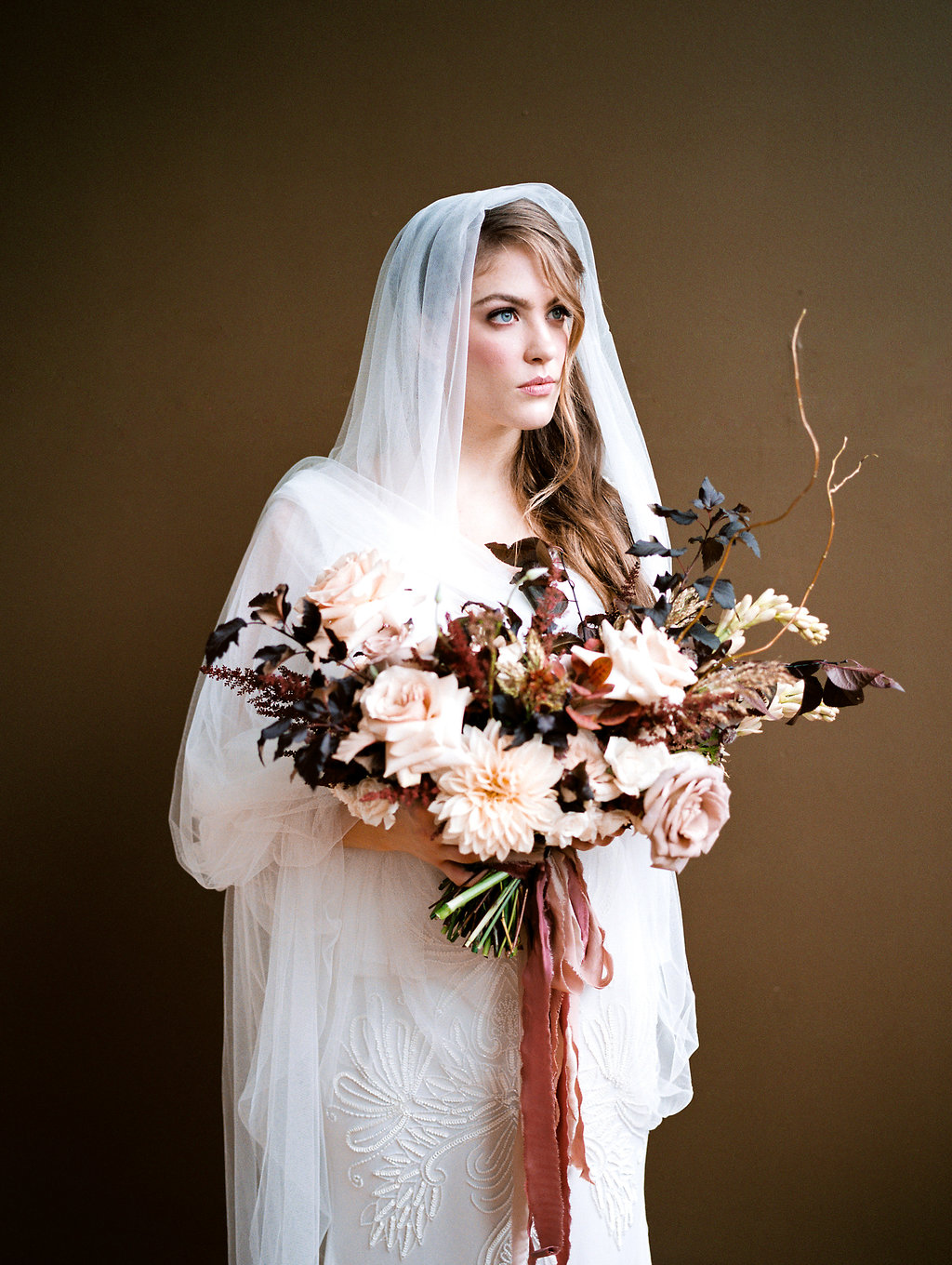 Moody Victorian Wedding Inspiration | When She Knew Photography | Brown and Beige Wedding | Fine Art Wedding | Joy Wed
