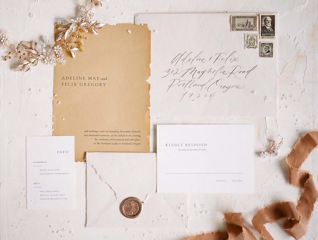 Moody Victorian Wedding Inspiration | When She Knew Photography | Brown and Beige Wedding | Fine Art Wedding | Joy Wed | Wedding Calligraphy