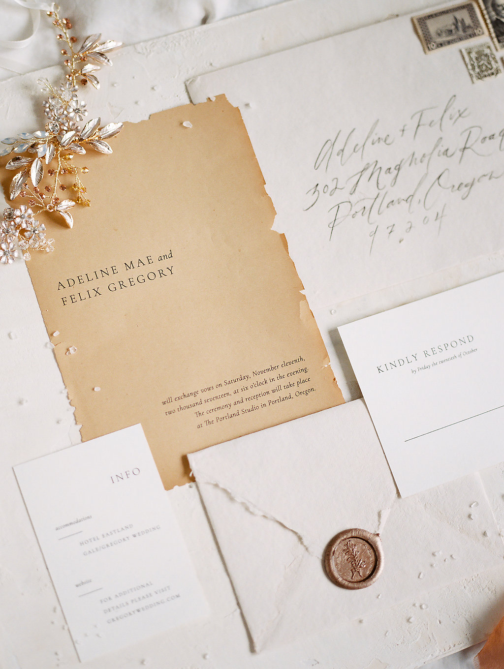 Moody Victorian Wedding Inspiration | When She Knew Photography | Brown and Beige Wedding | Fine Art Wedding | Joy Wed | Wedding Calligraphy