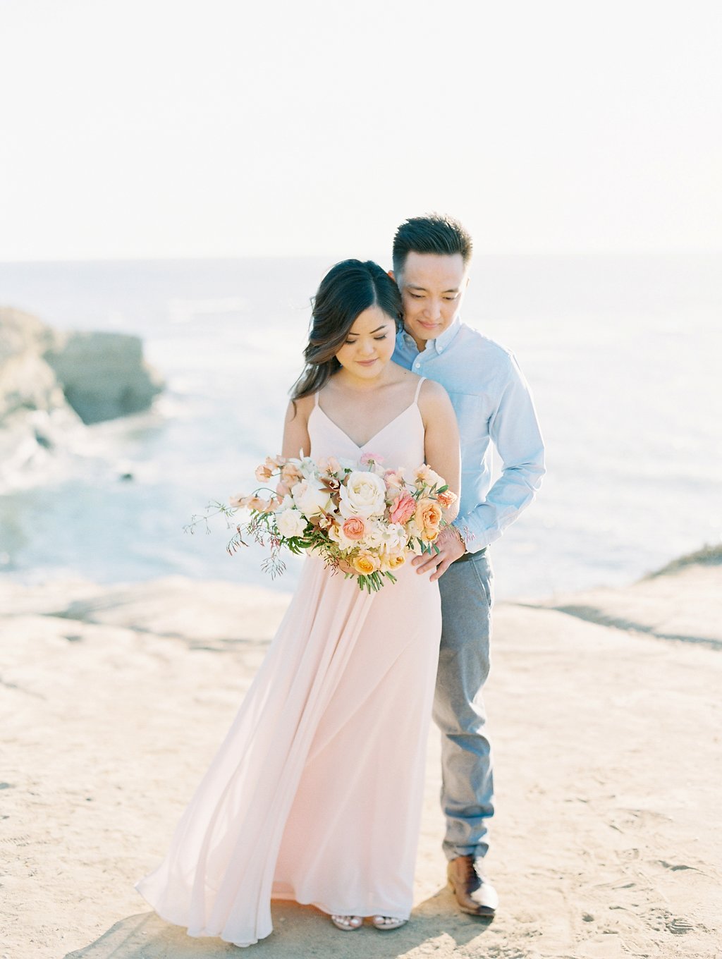 Sunset Cliffs Engagement Session | Mallory Dawn Photography | San Diego Engagement Session | California Photographer | Fine Art Wedding Blog | Canadian Wedding Blog | Joy Wed | Stacey Foley Design