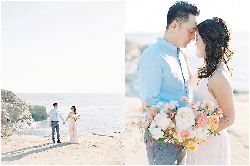 Sunset Cliffs Engagement Session | Mallory Dawn Photography | San Diego Engagement Session | California Photographer | Fine Art Wedding Blog | Canadian Wedding Blog | Joy Wed | Stacey Foley Design