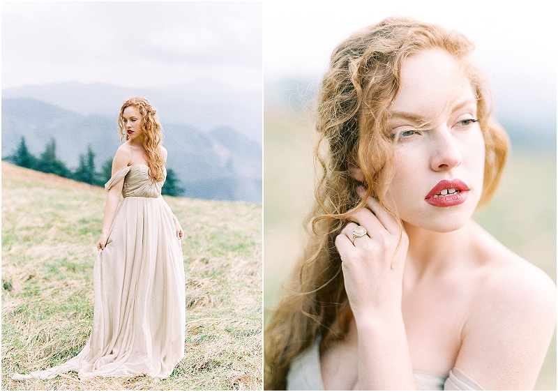 Mountain Wedding | Rainy Wedding Inspiration | Sweetlife Photography | Sarah Seven | Joy Wed | Fine Art Wedding Blog | Canadian Wedding Blog | Stacey Foley Design