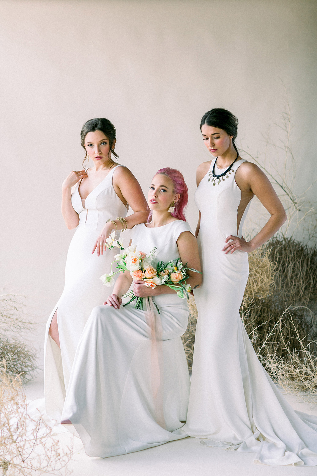Desert Wedding | Modern Wedding | Minimal Wedding | Same Sex Wedding | Niki Rhodes Photo | Joy Wed | Canadian Wedding Blog | Fine Art Wedding Blog | Stacey Foley Design