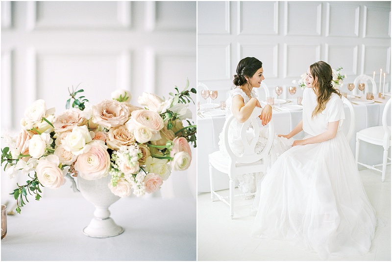 Scandinavian Wedding Inspiration | 2 Brides Photography | Peaches & Mint | Swedish Wedding | Minimal Wedding Inspiration | Spring Wedding | Joy Wed | Canadian Wedding Blog | Fine Art Wedding Blog