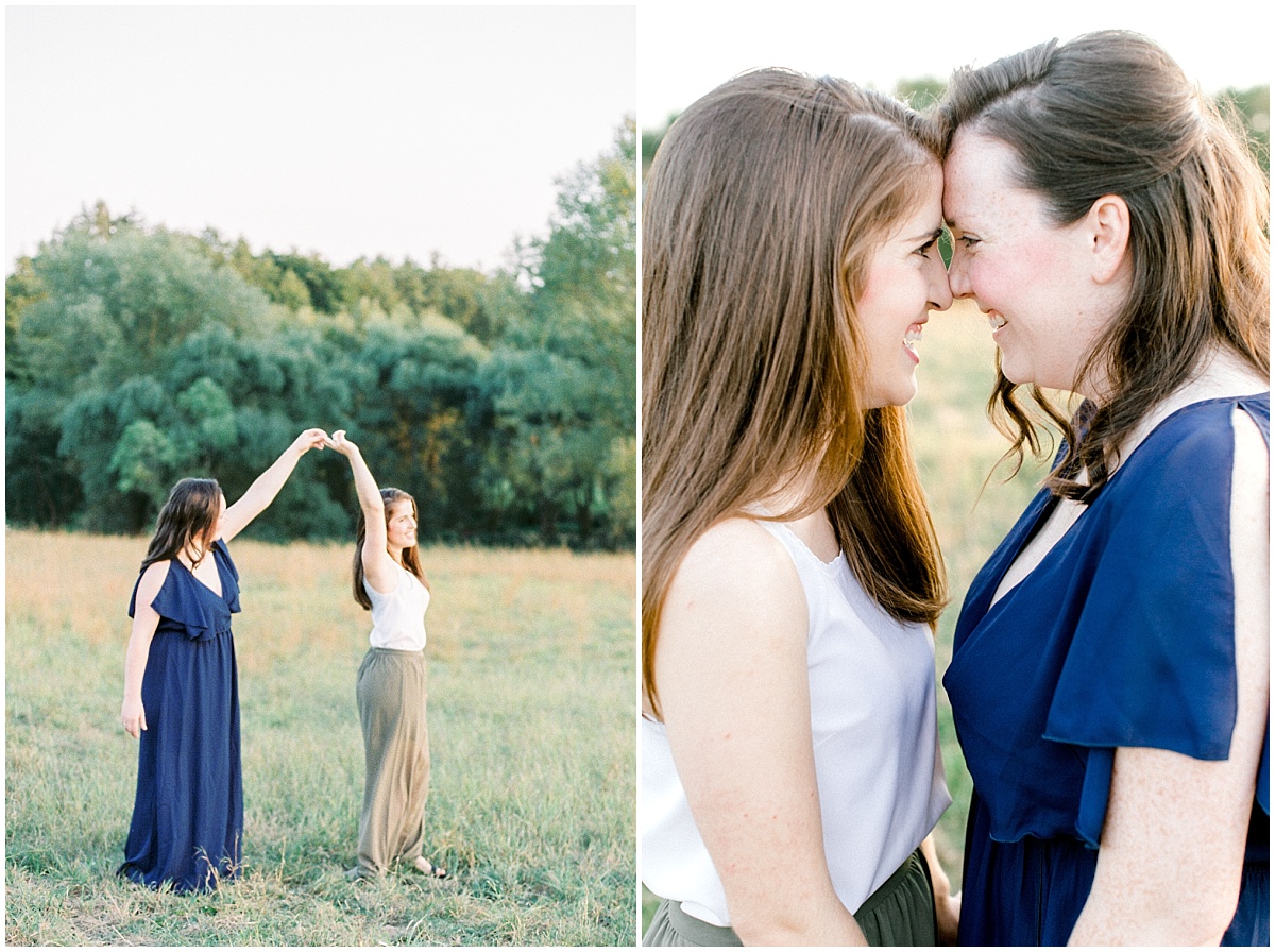Sunset Engagement Session | Same Sex Engagement Session | Abbey Leigh Photography | Joy Wed | Canadian Wedding Blog