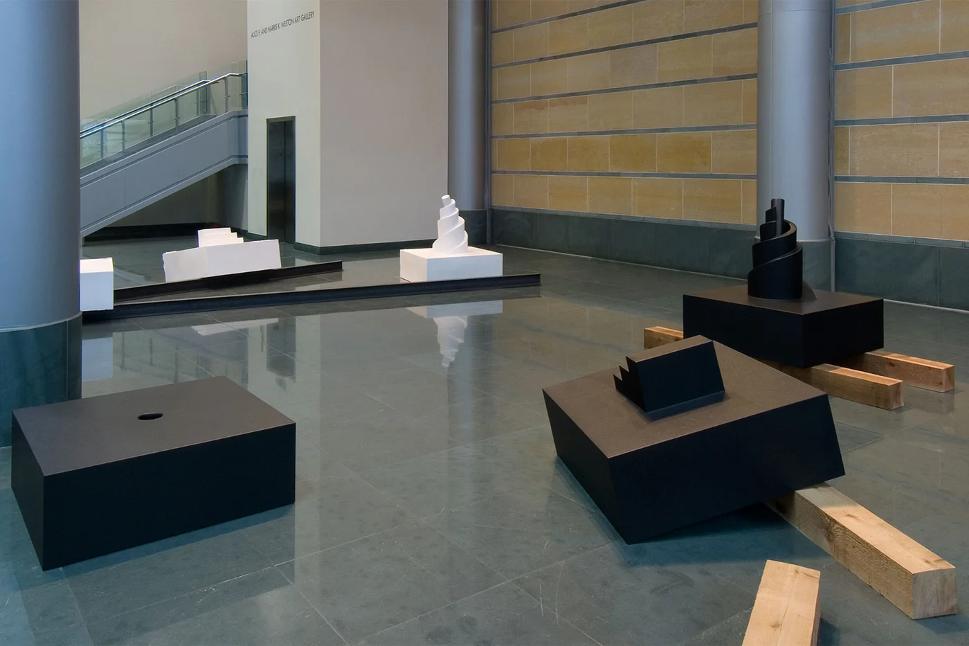 Exhibition view upper lobby gallery