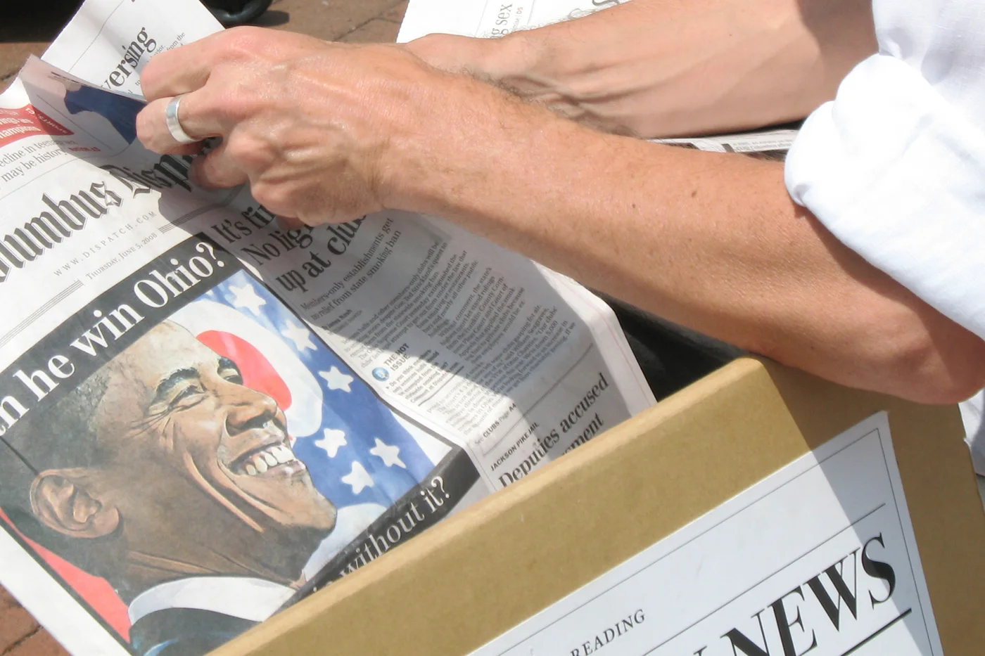News headline 2008