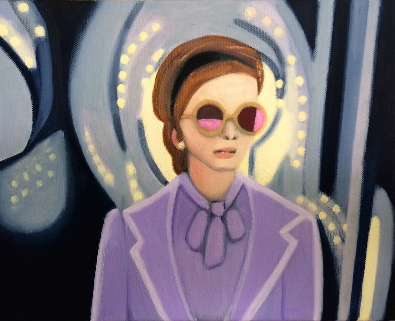 Matthew Capaldo, in the land of milk and honey, oil on canvas, 8 x 10 in.