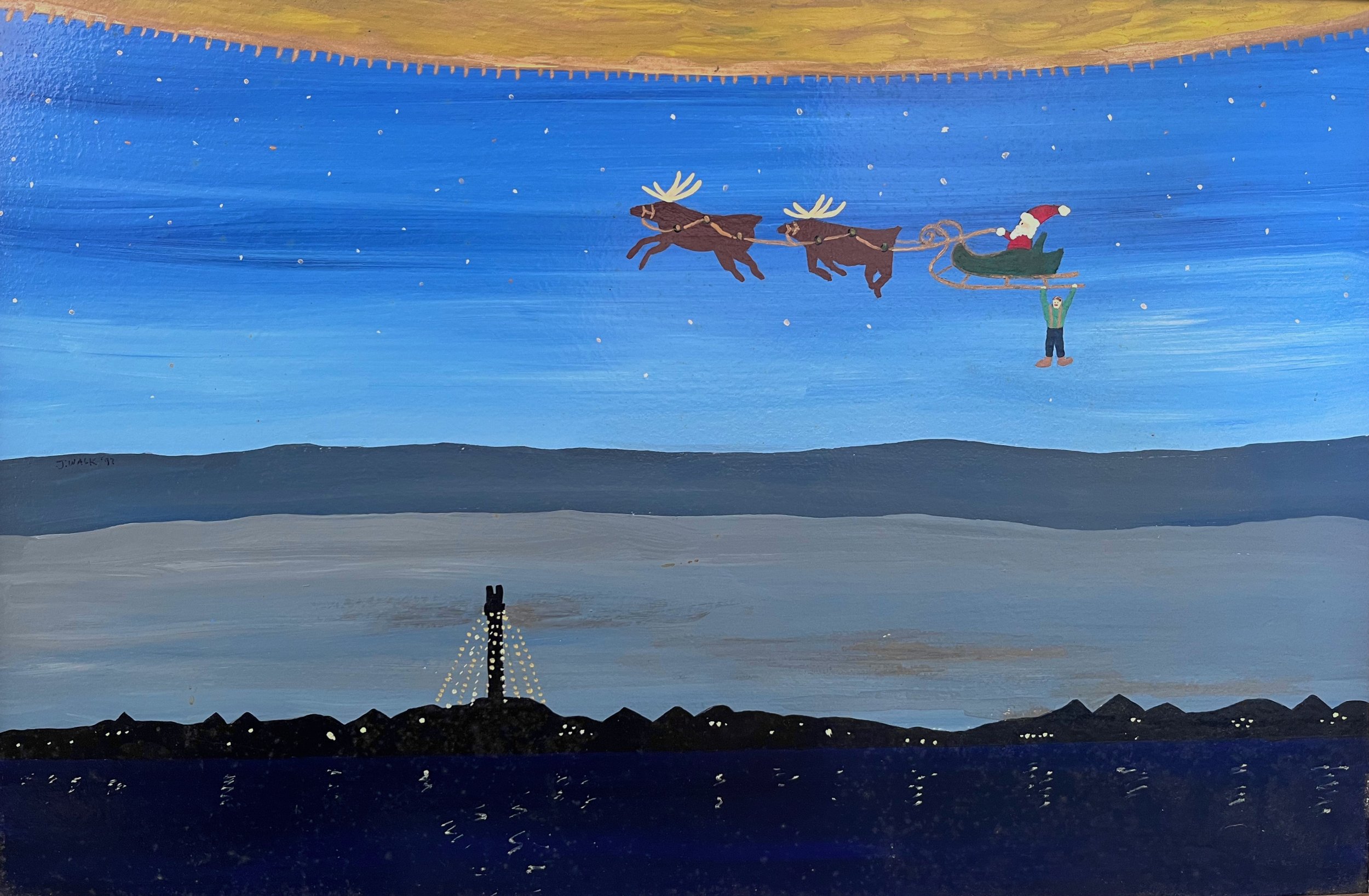 Janice Walk - Bruce Catches a Ride to Heaven with Santa