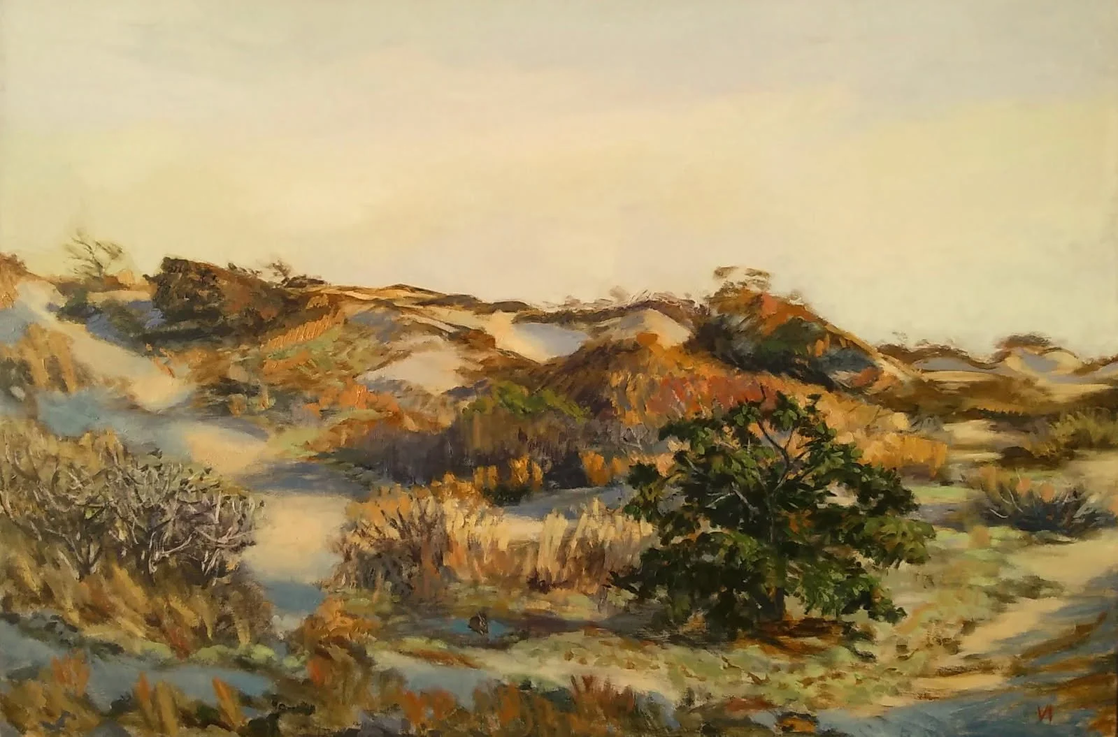 Fall Dunes with Rabbits