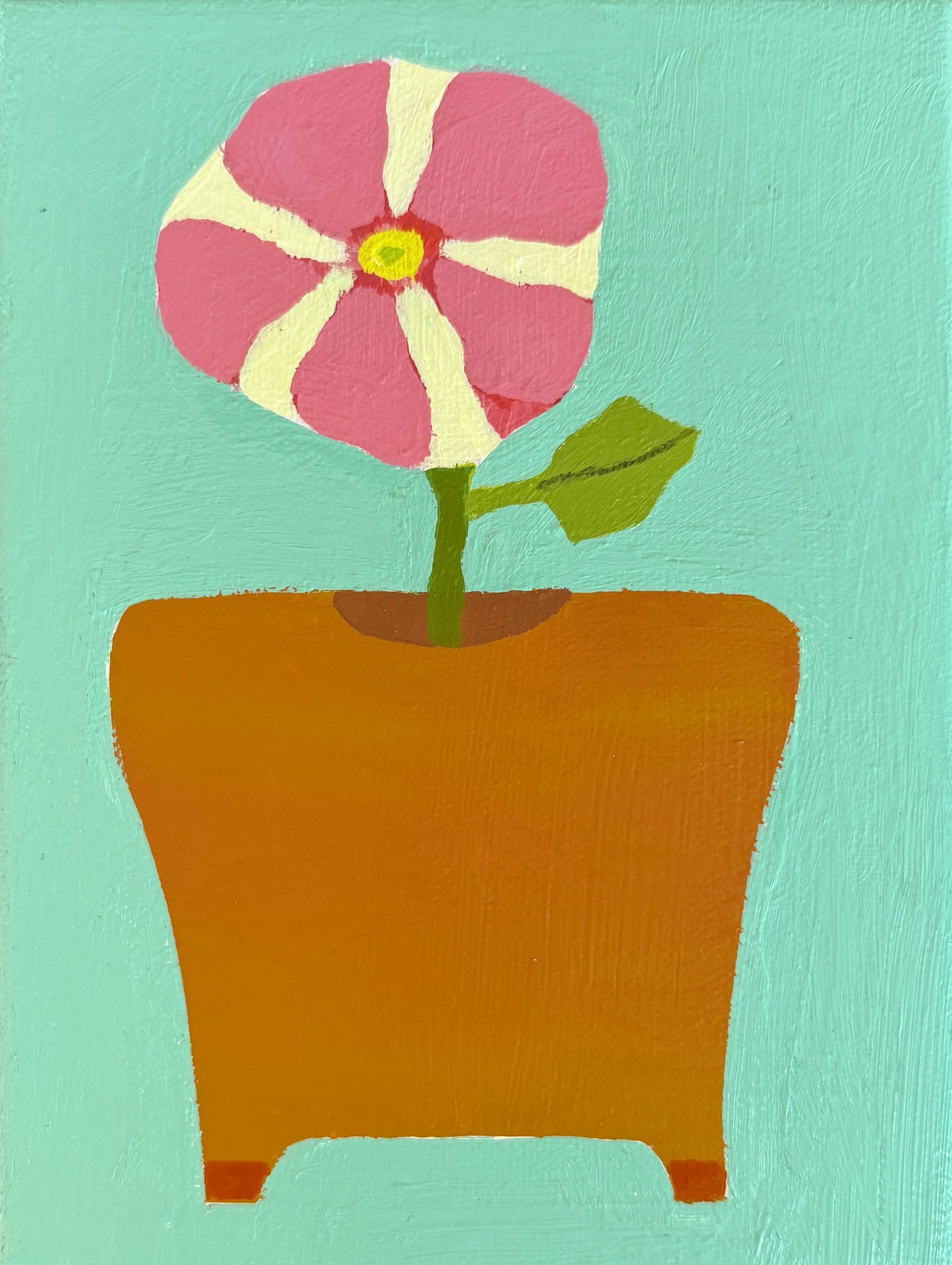 Clay Vessel and a Petunia