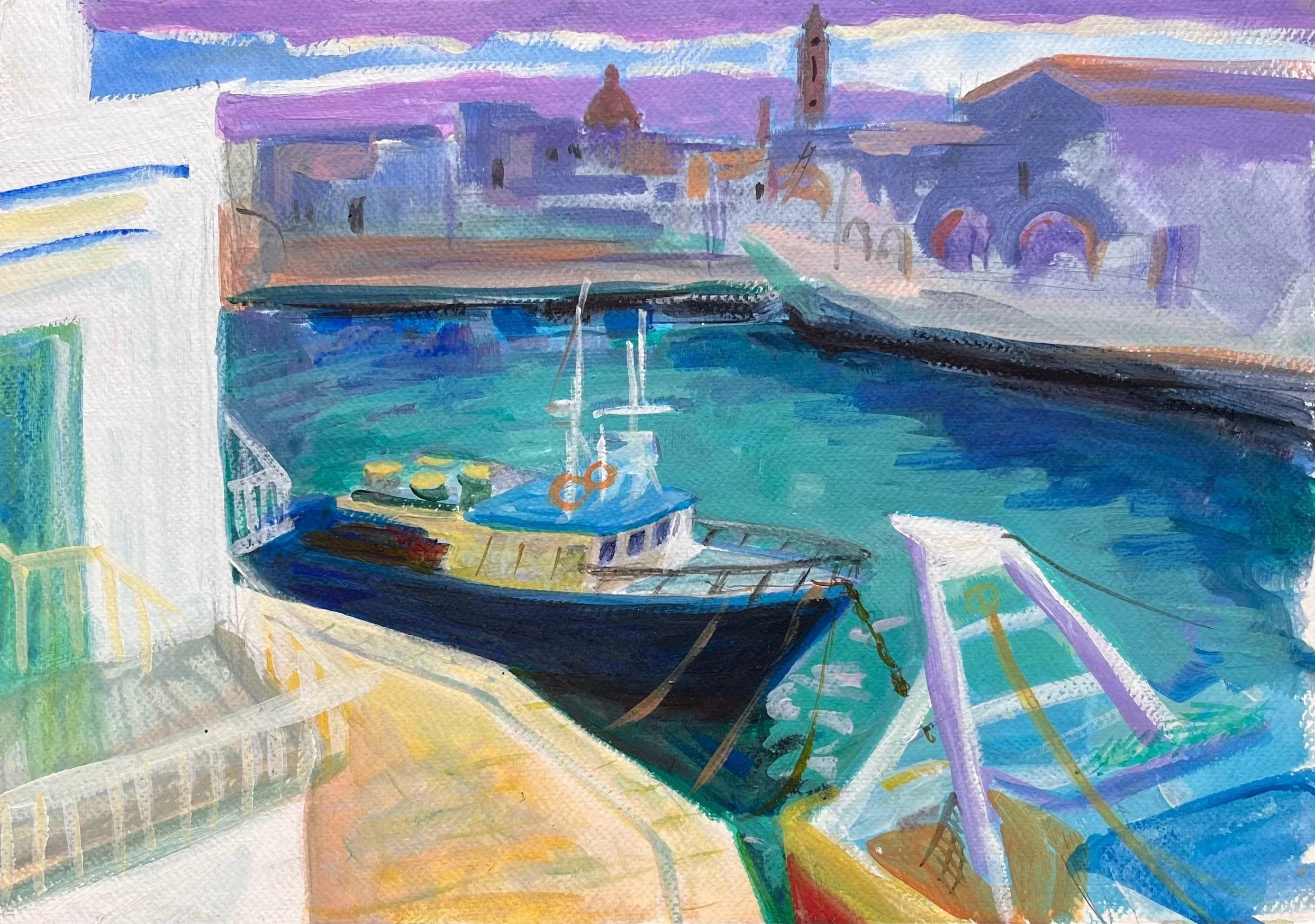 Monopoli Harbor Evening