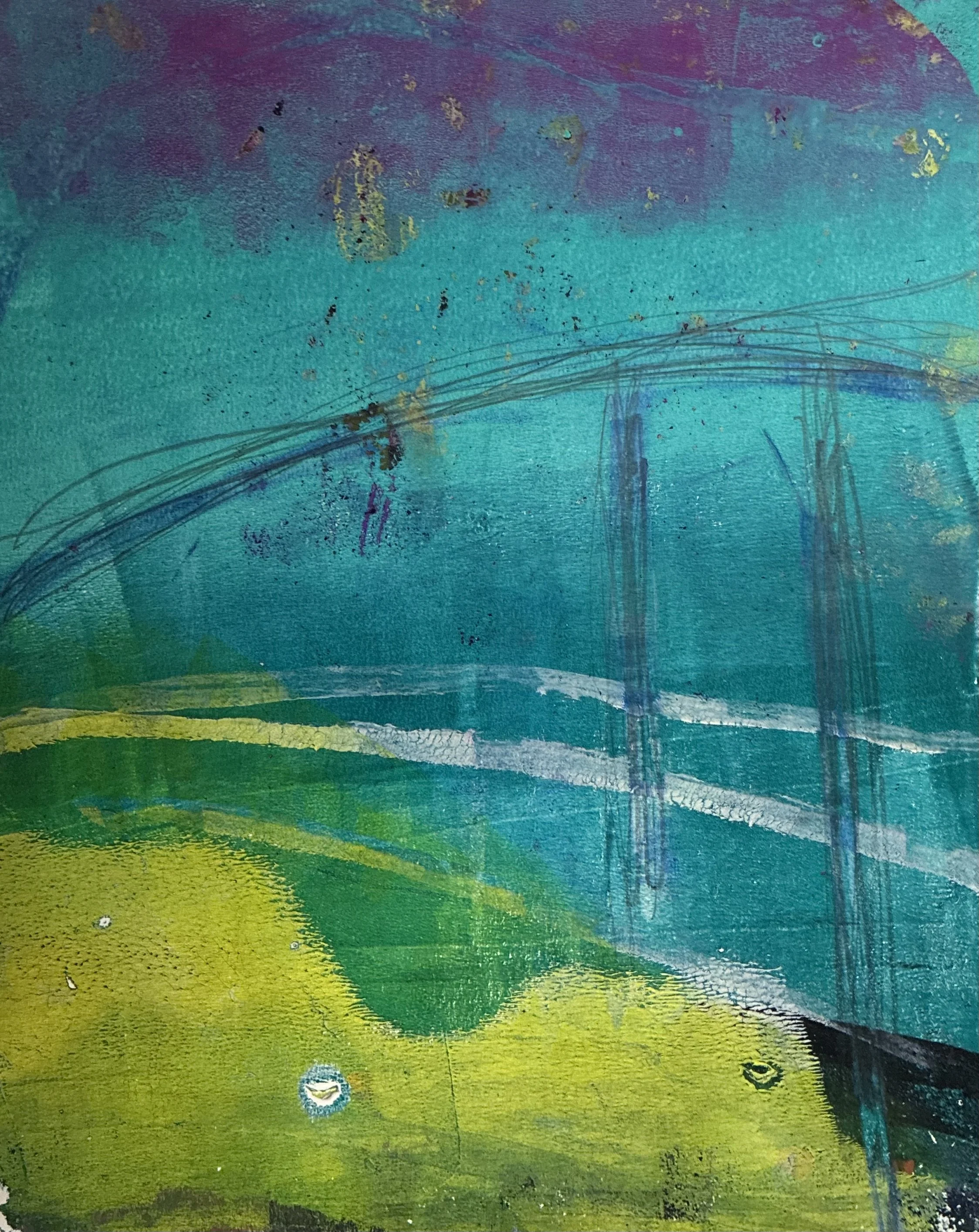 Slayter - Grays beach boardwalk under the northern lights.jpeg