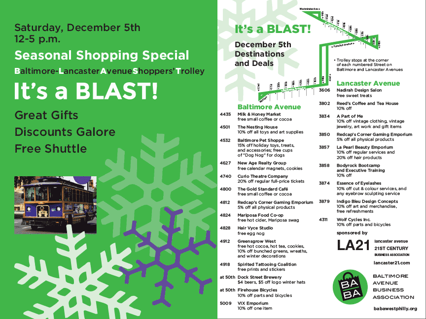 $4 Beers, Free Shuttle On Baltimore Ave, and More For BABA Blast, Saturday December 5th
