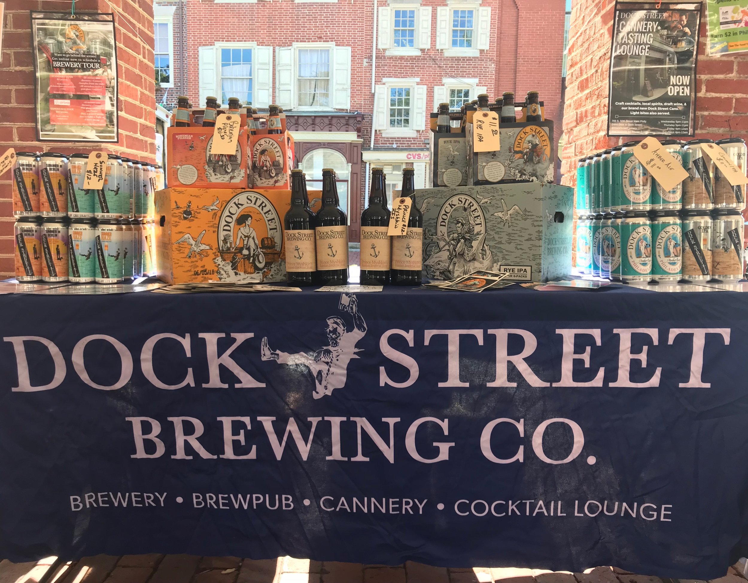 Dock Street Beer at Head House Square Farmers Market — Dock Street Brewery