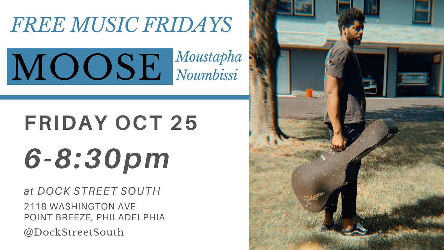 Friday Moos Free Music Fridays - MOOSE β Dock Street Brewery