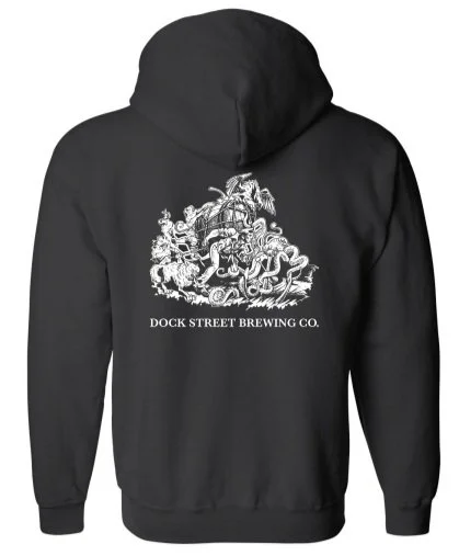 Black Dock Street Brewery Hoodie Sweatshirt